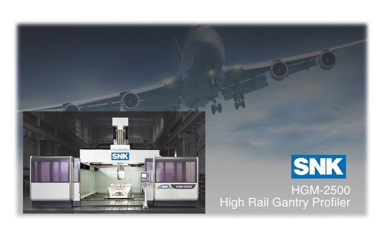 SNK HGM-2500 High Rail Gantry Profiler with Aerospace Application